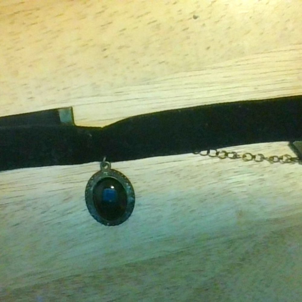 black emerald choker